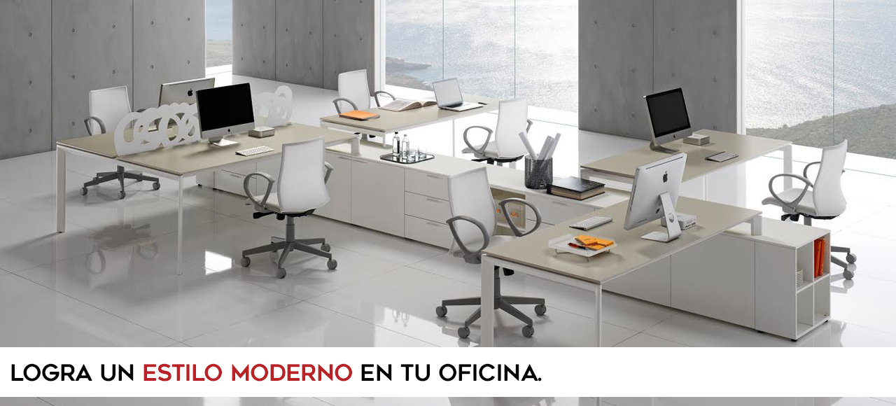 Logra un estilo moderno en tu oficina