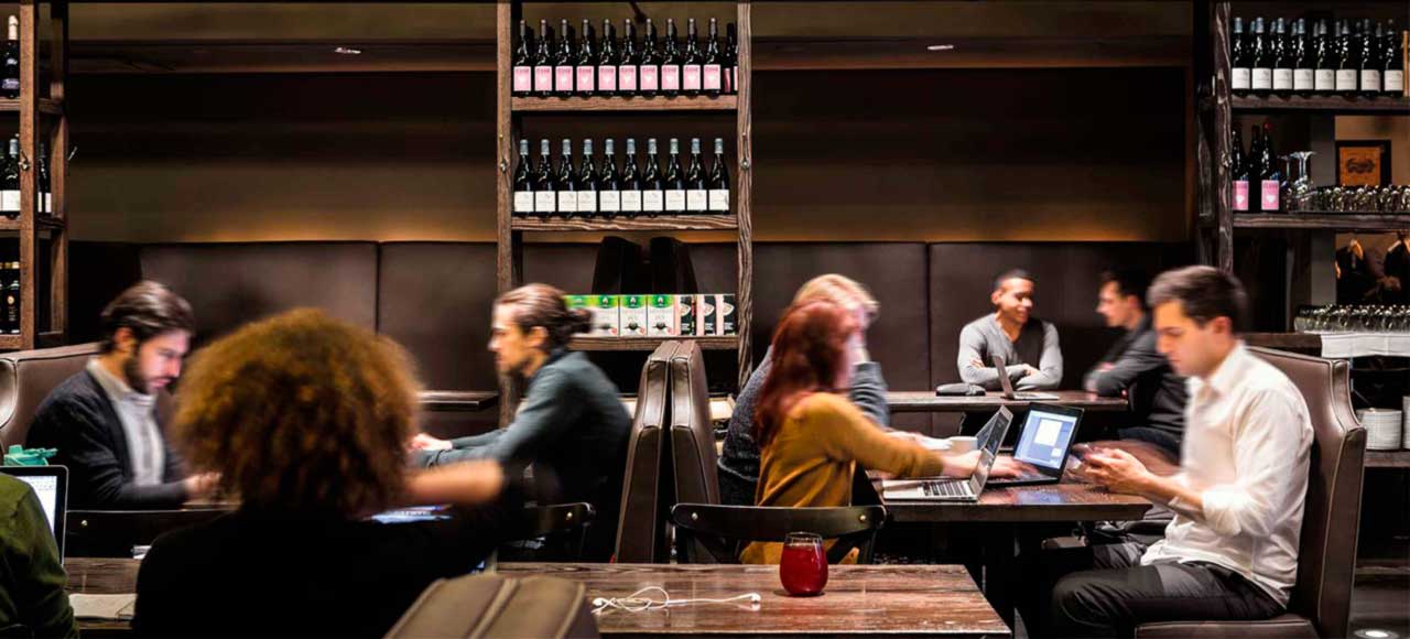 Spacious: una opción para coworking en bares y restaurantes
